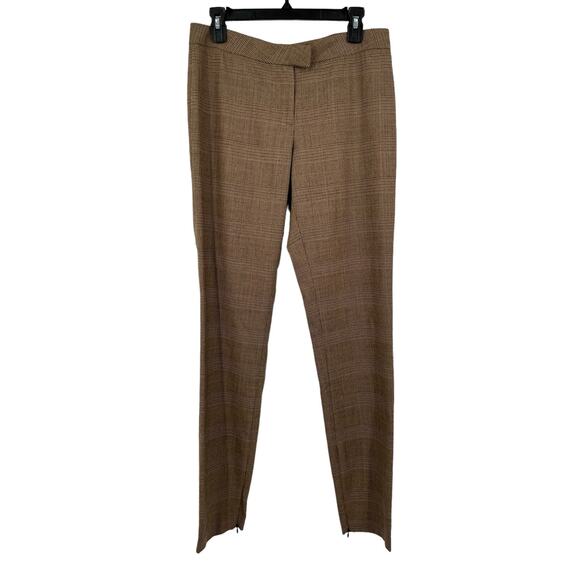 Rag & Bone pants Rebecca Glen plaid wool brown size 6 - Picture 2 of 7